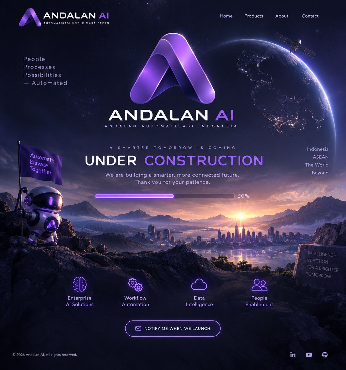 Andalan AI — Website Under Construction